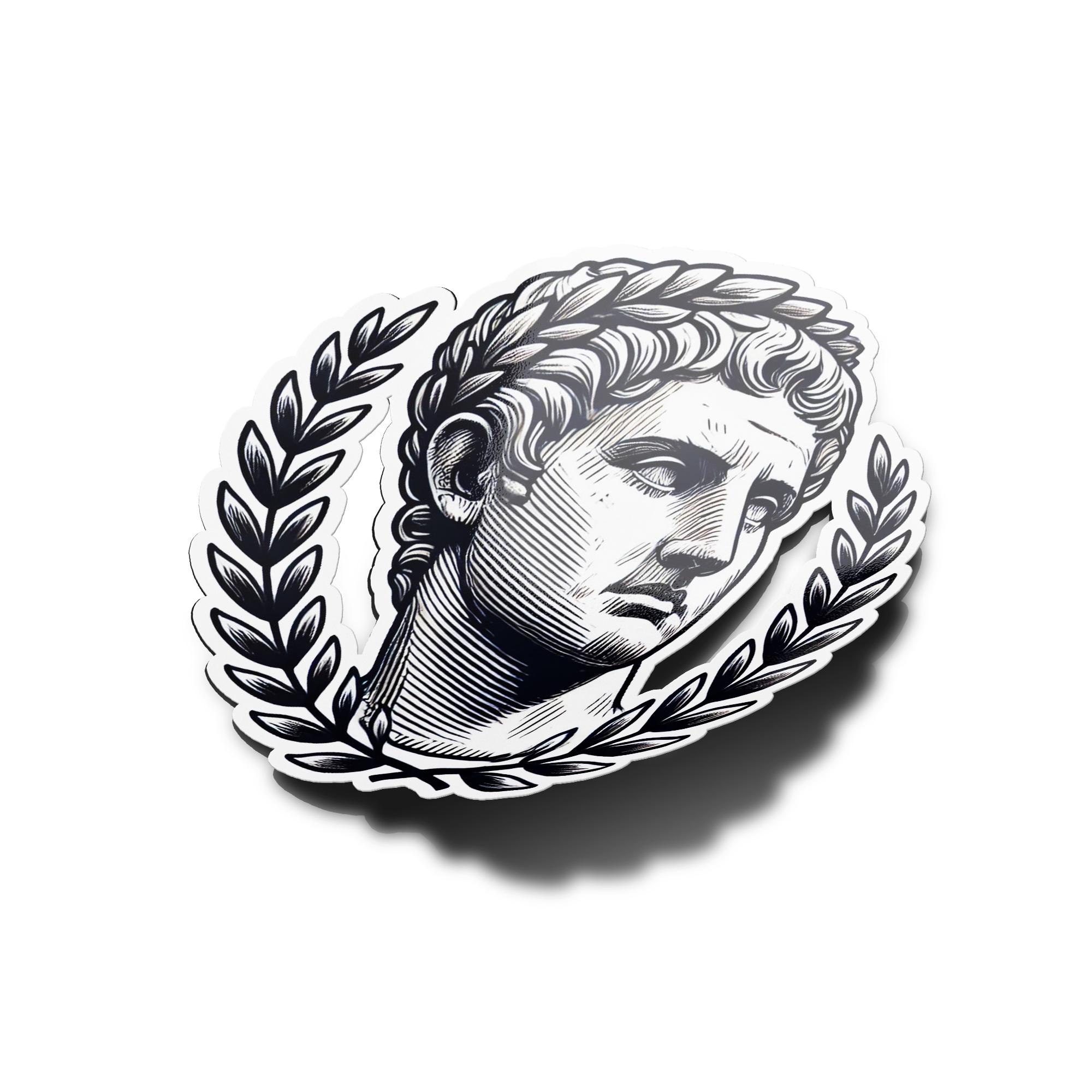 Caesar Sticker STICKERS PACK Vinyl Stickers Julius Caesar β Bust of the Roman Emperor ...