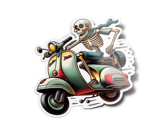 Kit de Stickers bandes (autocollants) Blanc pour vespa PX - PER TUTTO VESPA