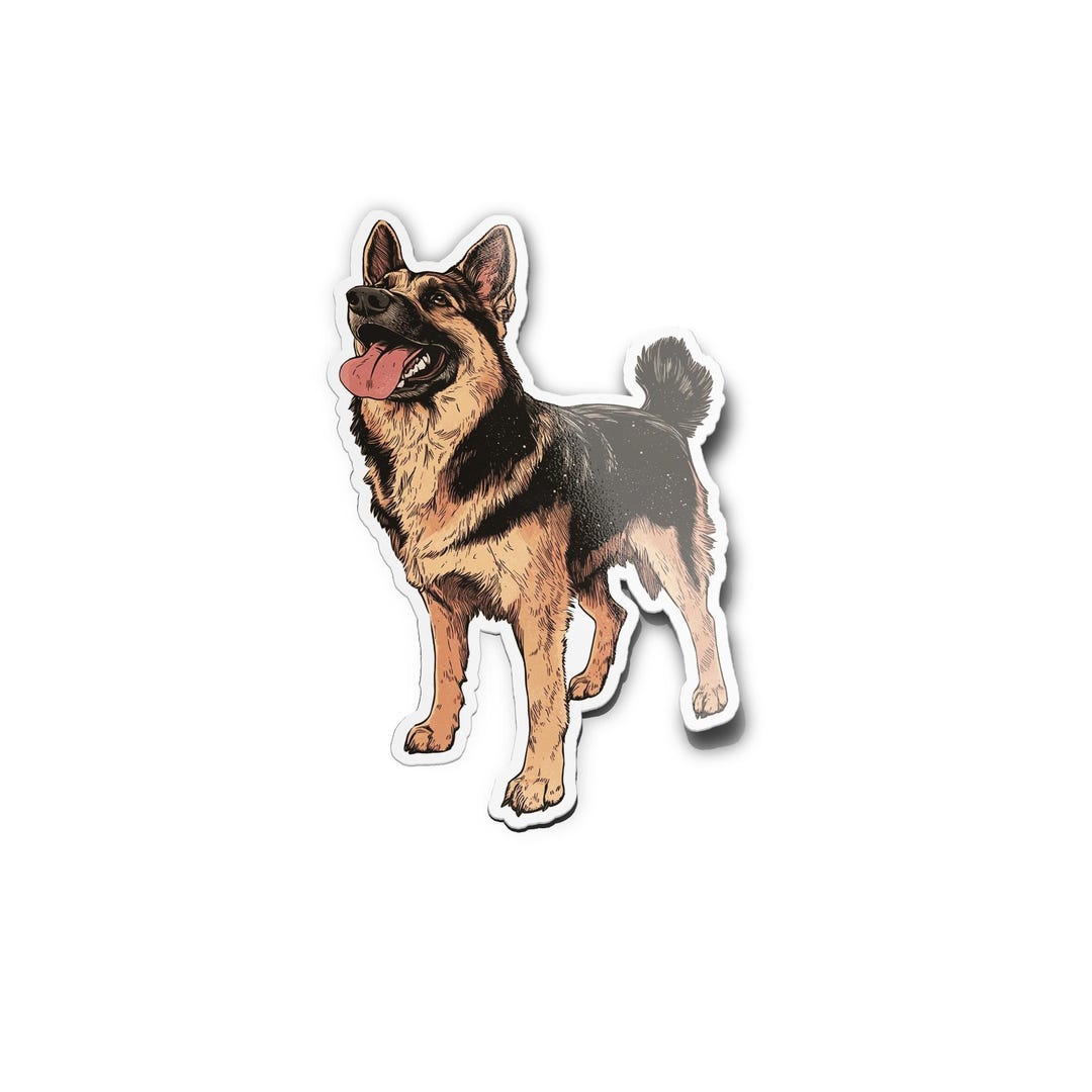 PACK OF STICKERS STICKERS German Shepherd Purebred Dog Faithful ...