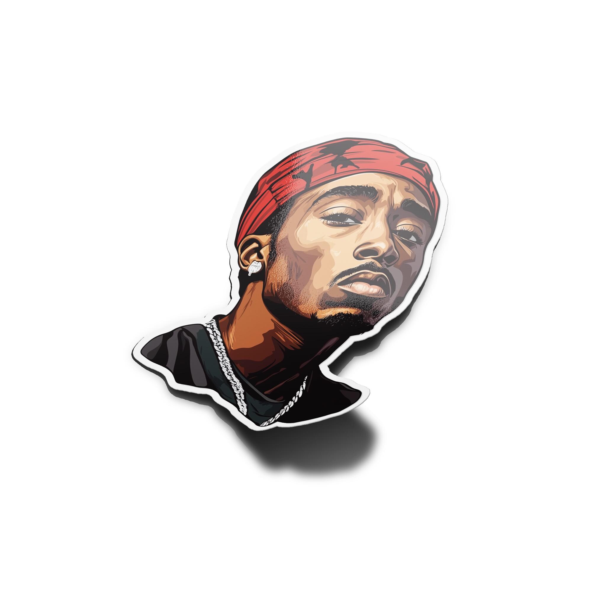 STICKERS PACK Tupac Shakur 2pac Water & UV Resistant Legendary Rapper ...