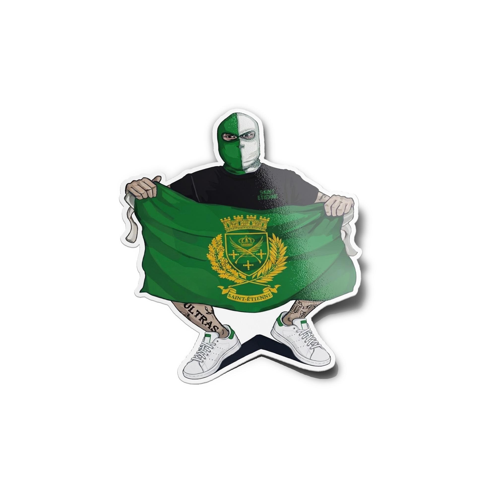 PHOTO ULTRA BASTIA foot écharpe supporter sticker tribune sporting club sc Corse EUR 80,00 - FR