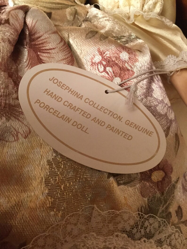 Vintage 24 inch Josephina Porcelain Doll with Stand Etsy