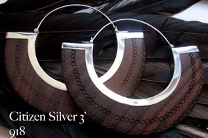 Boucles doreilles Sterling Silver Citizen 3 image 2