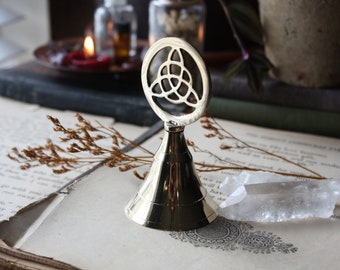 Dzwon ołtarzowy mosiężny Triquetra