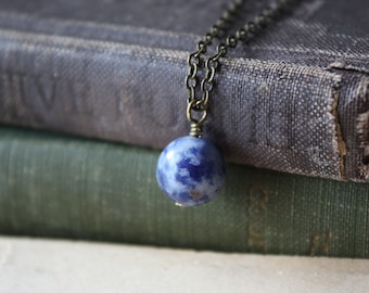 Sodalite Necklace | Clarity, Truth, Calmness