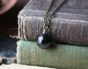 Black Tourmaline Necklace | Diminishes Fear, Understanding, Strength