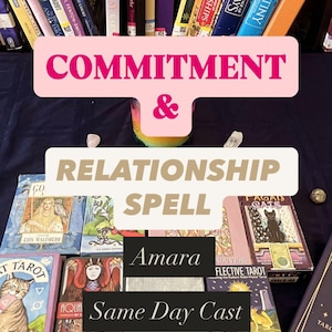 Commitment & Obsession LOVE Spell - Relationship Spell Same Day Casting - Reignite Lost Love Same Day Casting