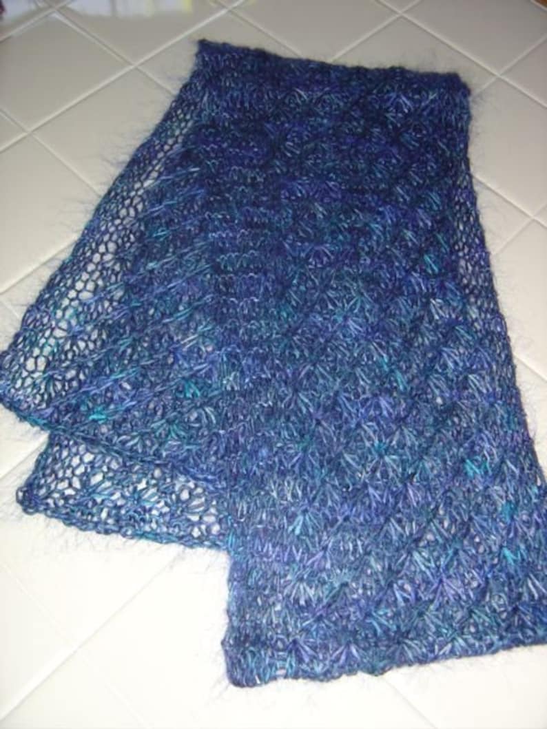 Kendrick KreationsTurkish Lace Scarf knitting pattern Etsy