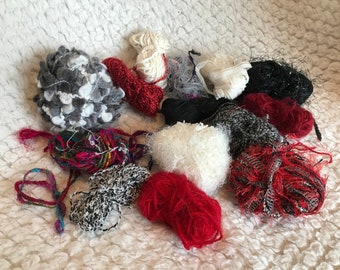 Odd Balls for Saori style weaving