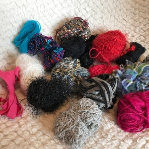 Odd Balls for Saori style weaving