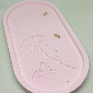 Customizable Jesmonite Tray - Terrazzo Design, Marbled, Choice of Colors