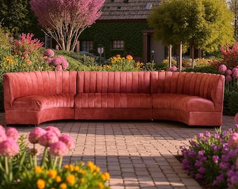 Rasberry Pink Velvet Lounge | Velvet Lounge Sofa | Free Shipping