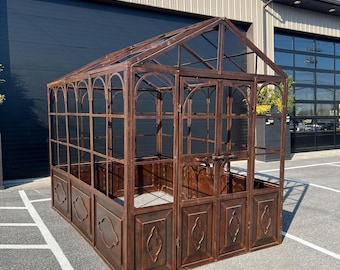 Small Size Greenhouse | Aged Cast Iron Greenhouse Kit | Free Shipping