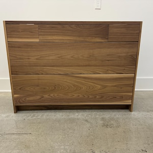 Hand Crafted Walnut Bath Vanity: Single or Double Sink, Custom Sizes