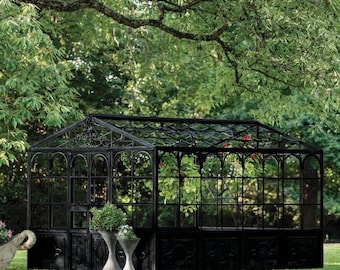 Large Aged Cast Iron Greenhouse Kit