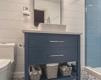 BATH VANITY | Maple | Build To Order| Hand Crafted In Lancaster PA |  Free Shipping!!
