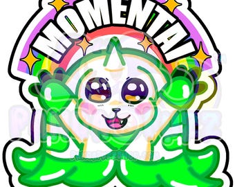 Momentai Terriermon Digimon Sticker