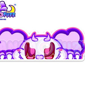 Vampanda Peeking Sticker