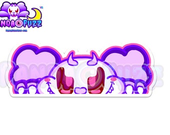 Vampanda Peeking Sticker