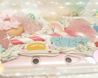 FREE US Shipping Kawaii Fairy Kei 3DS 3DS XL or New 3Ds xL Custom Deco Case Made To Order Pastel