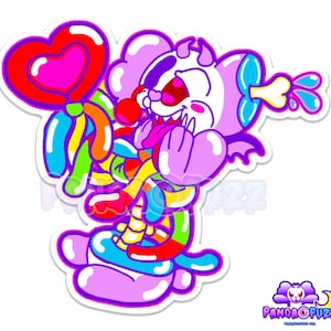 Vampanda Candy Gore Sticker