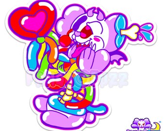 Vampanda Candy Gore Sticker