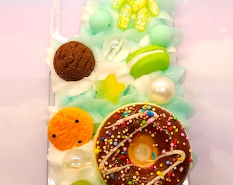 Kawaii Mint Chocolate Decoden Samsung Galaxy 15A Phone Case