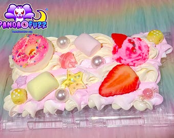 Berry Whip Delight – Strawberry Cream Decoden Case for Nintendo Switch 2