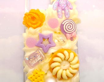 Capa de celular Kawaii Cookies Donuts Decoden IPhone 15