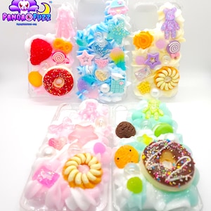 Kawaii Fairy Kei Custom Deco Phone Cases Creepy Cute Decora Iphone Samsung Galaxy LG LGV ZTE Huawei Droid