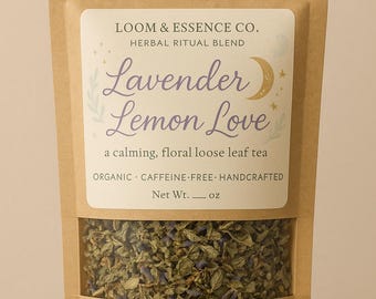 Lavender Lemon Herbal Tea Blend: Soothing, Heart-Opening Tea