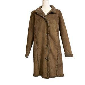 Women&#39;s Shearling Penny Lane Fur Natural Leather Long Trench Coat | Handmade Vintage Sheepskin Leather Fur Lining Trench Coat | Winter Coat
