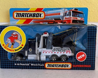 Camion Dépanneuse Miniature Matchbox Super Kings Peterbilt A-15 (Occasion)