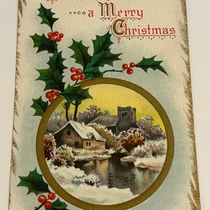 Vintage Christmas Postcard 1911