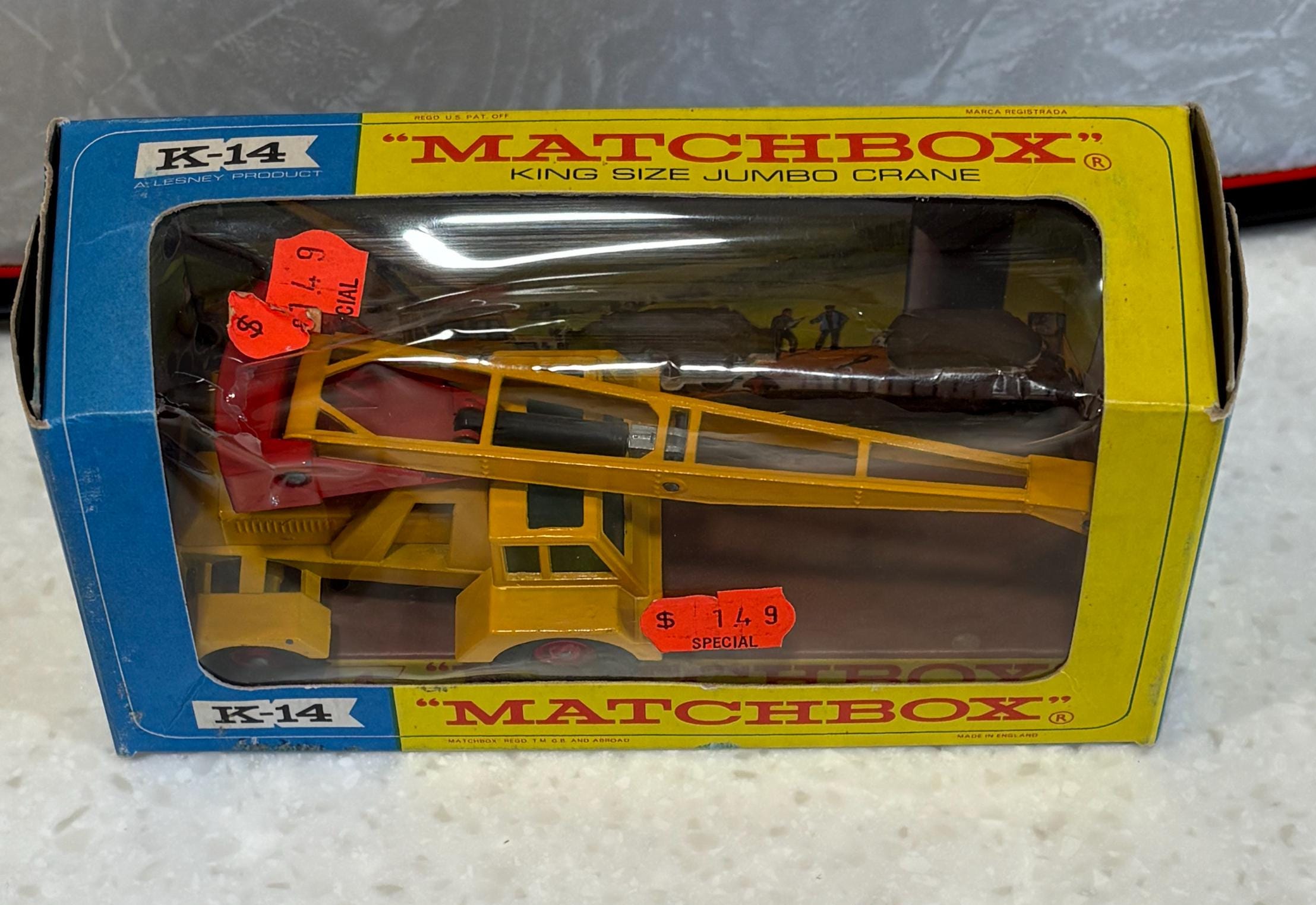 NIB Vintage Matchbox K14 Jumbo Crane - Etsy
