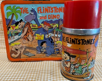 1962 Flintstones Lunchbox and Thermos