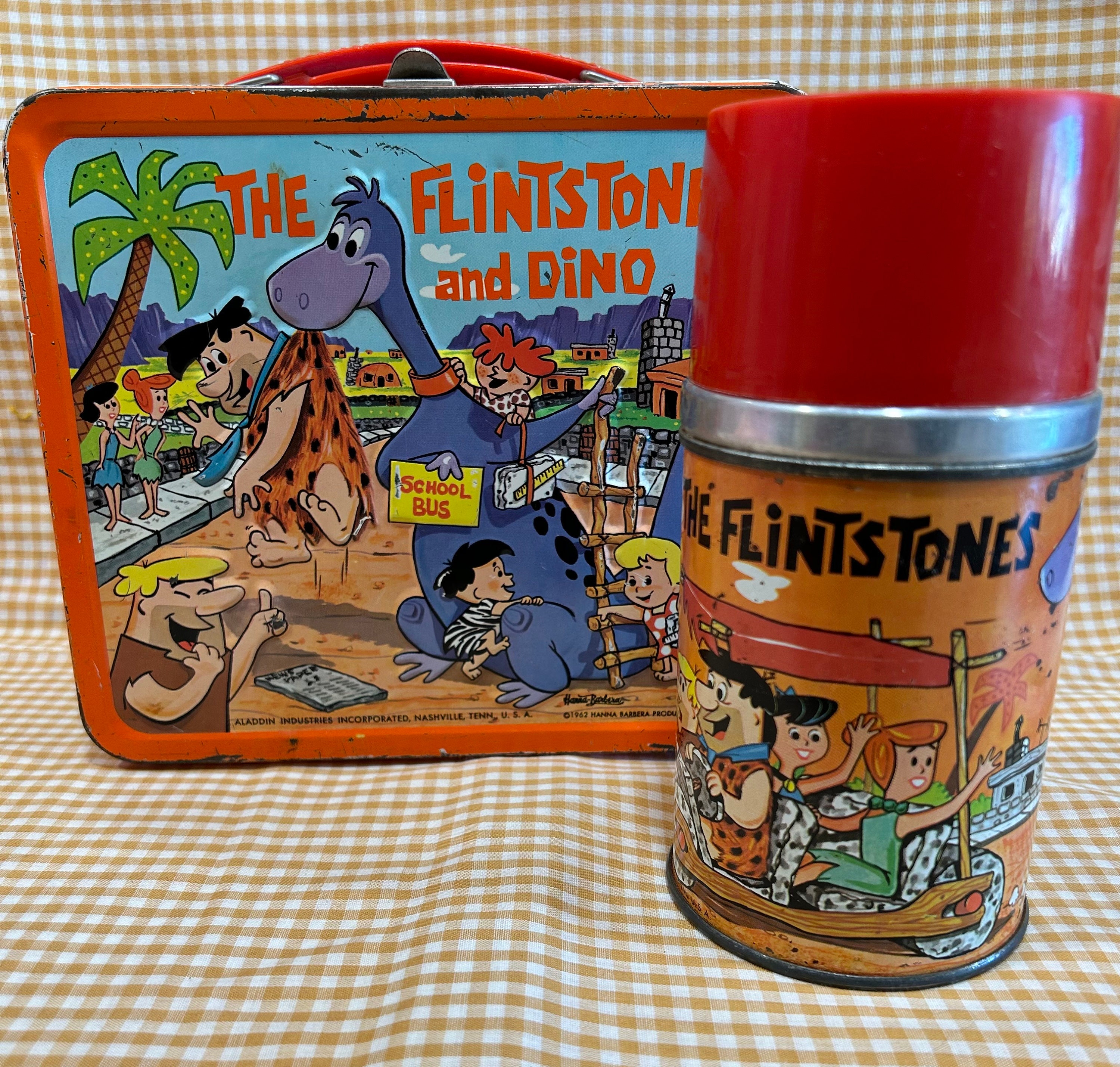 1962 Flintstones Lunchbox and Thermos - Etsy