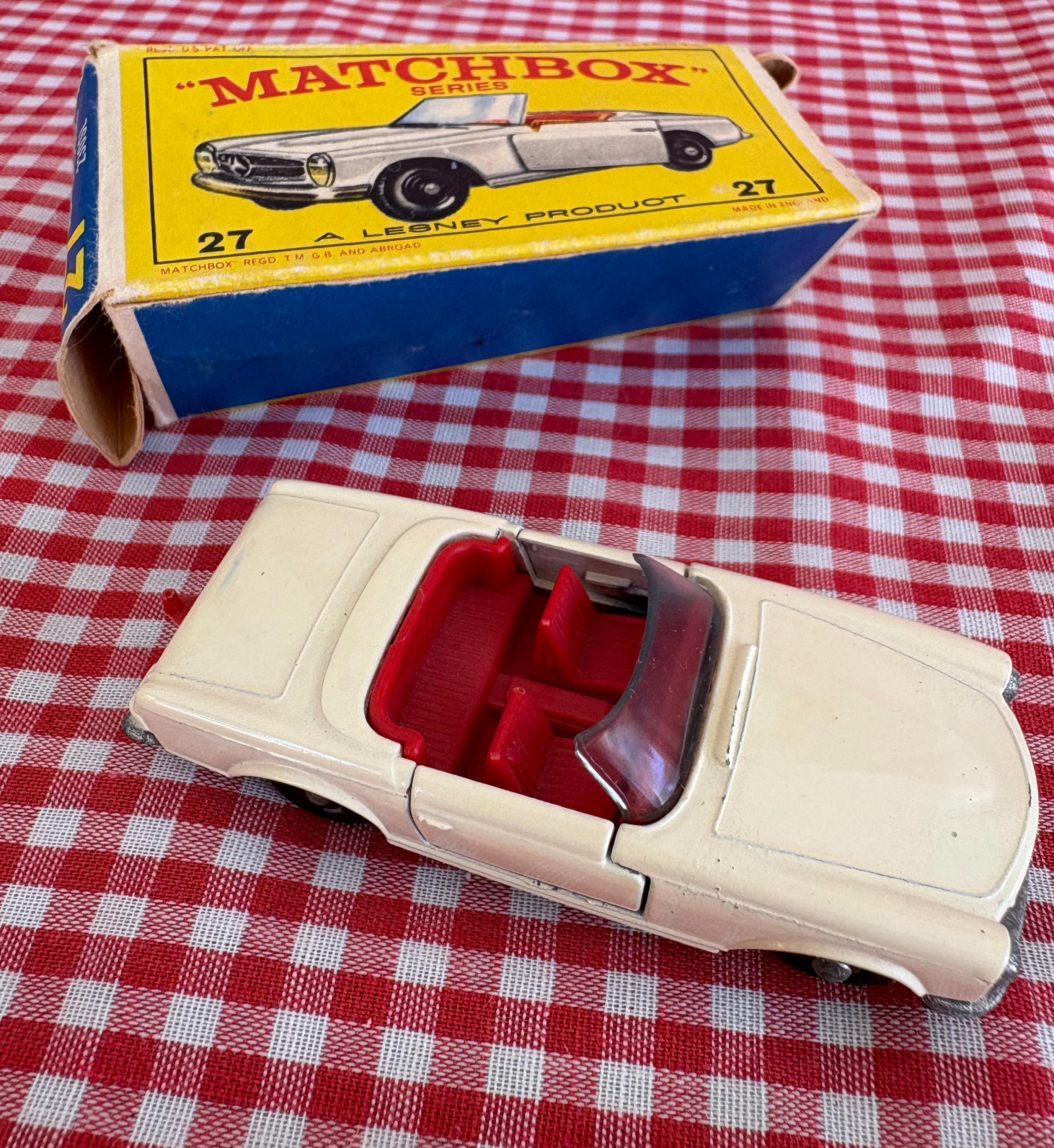 Matchbox 27 Mercedes Benz 230SL - Etsy