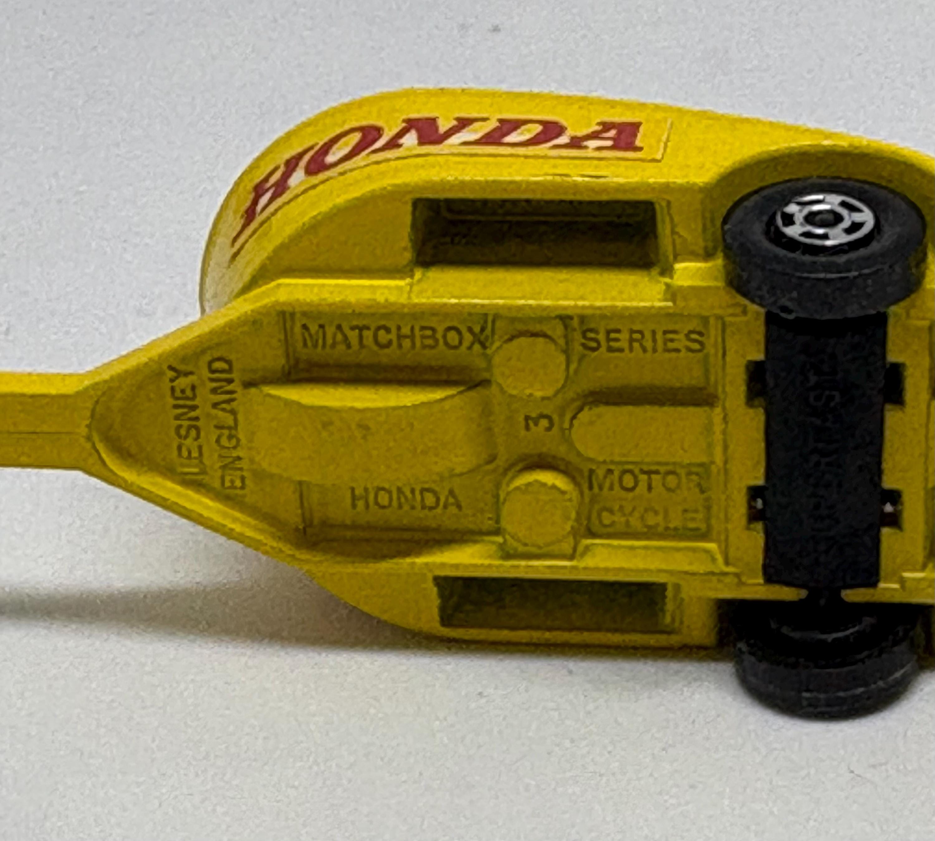 Vintage Matchbox #38 Honda Motorcycle and Trailer - Etsy