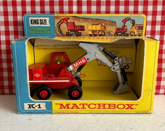 Vintage Matchbox Excavator K1