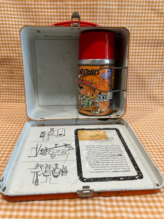 1962 Flintstones Lunchbox and Thermos - Etsy