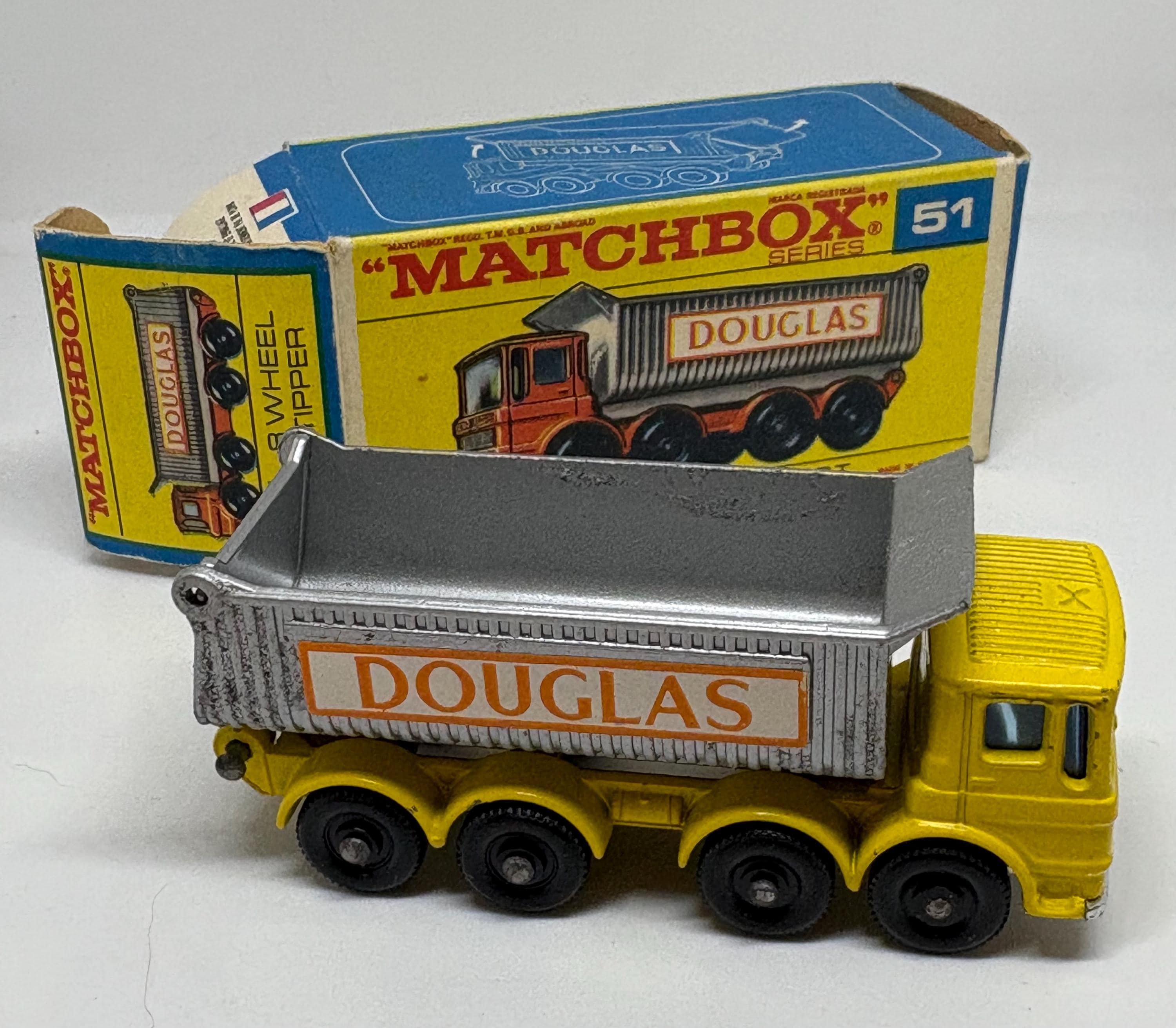 MATCHBOX マッチボックスNo51 8WHEEL TIPPER Vintage Matchbox #51 8 Wheel Tipper in Original Box - Etsy
