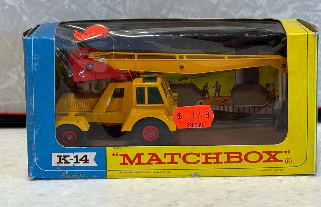 NIB Vintage Matchbox K14 Jumbo Crane - Etsy
