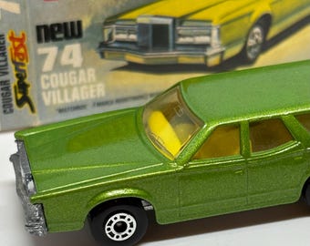 Vintage Matchbox #74 Cougar Villager in Box - Etsy