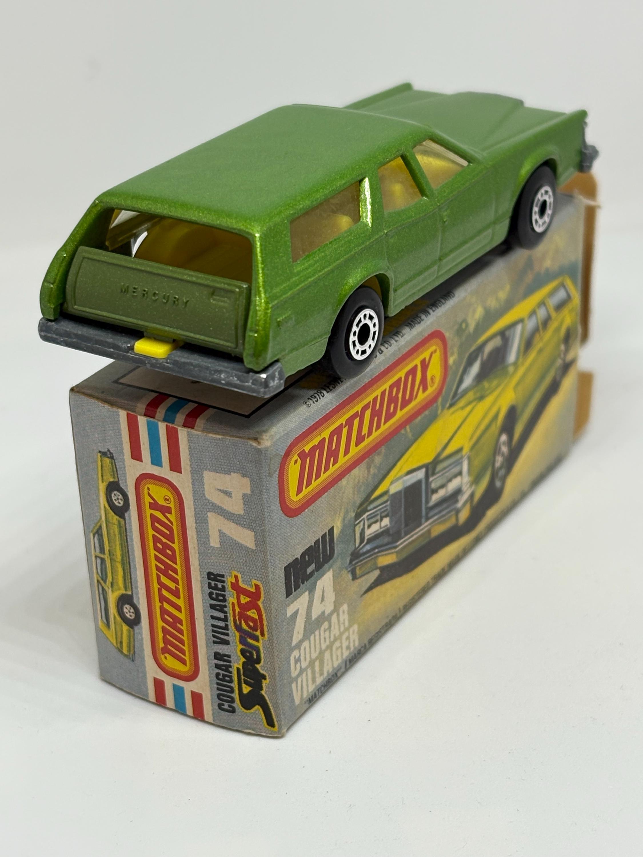 Vintage Matchbox #74 Cougar Villager in Box - Etsy