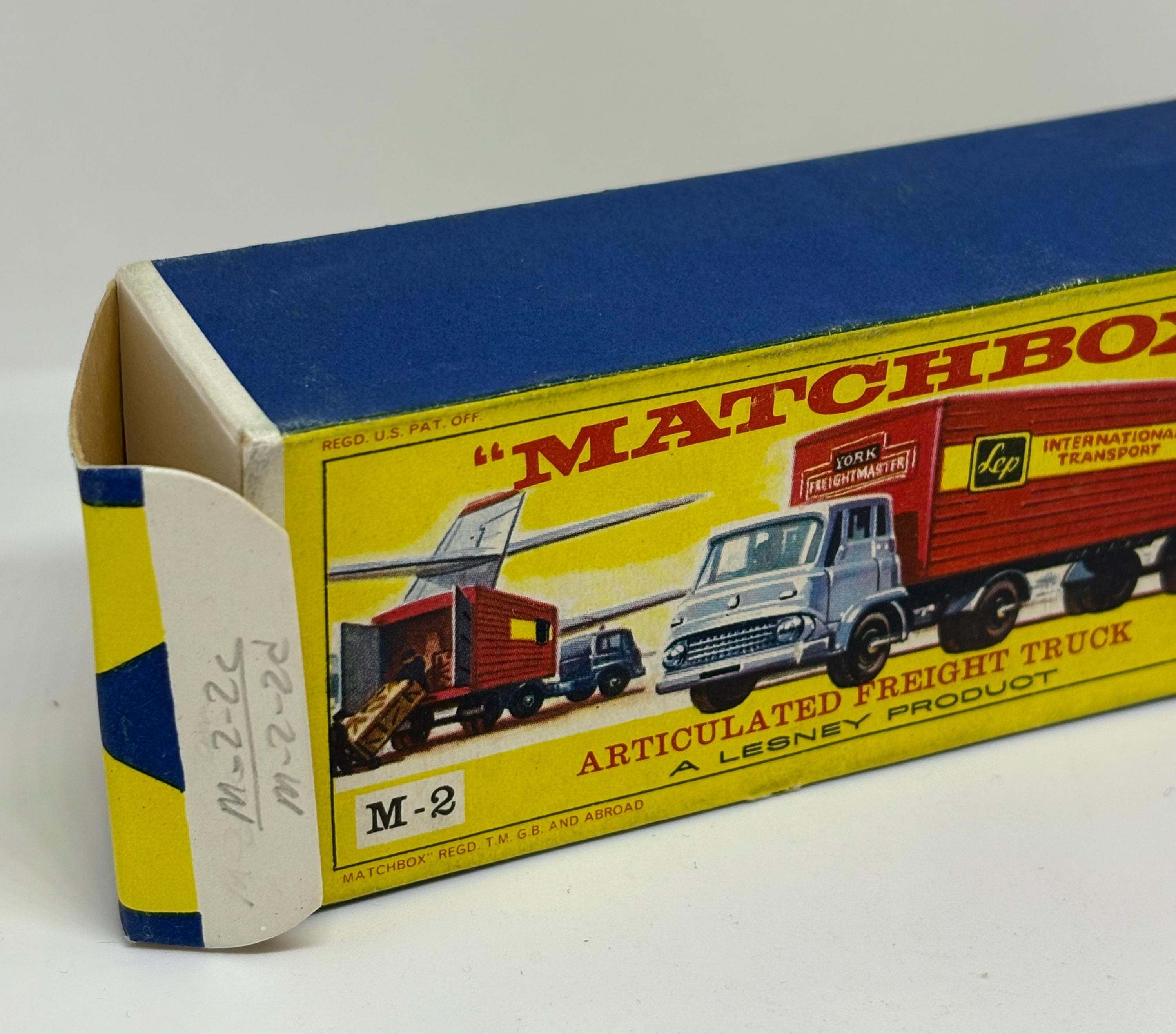 ミニカー MATCHBOX M-2 ARTICULATED FREIGHT TRUCK Vintage Matchbox M2 Articulated Freight Truck - Etsy