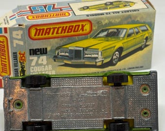 Vintage Matchbox #74 Cougar Villager in Box - Etsy