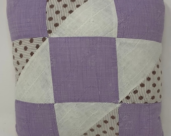 Vintage Quilt Block Pillow
