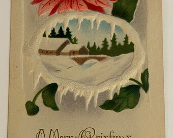 Carte postale de Noël vintage 1914