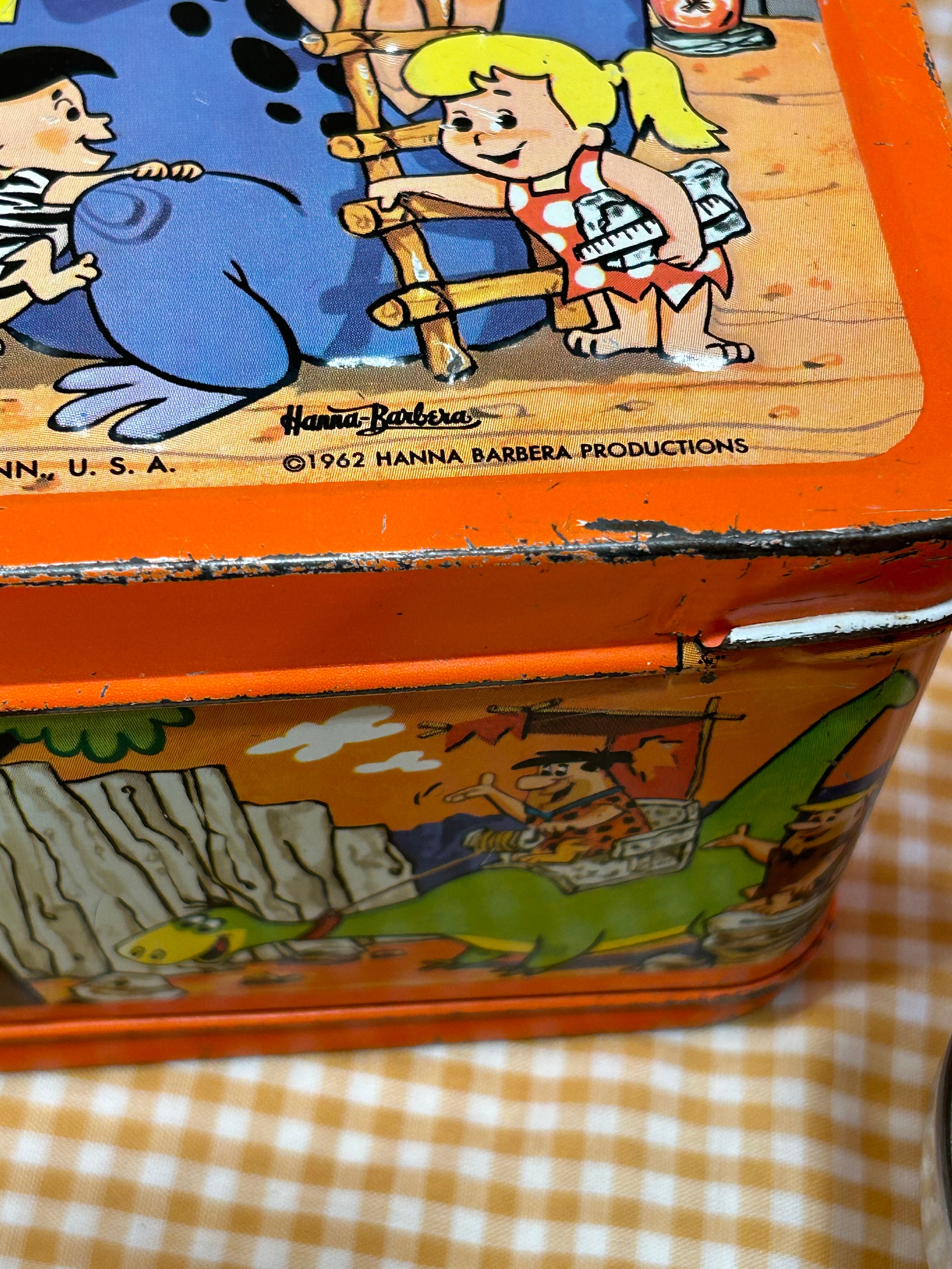 1962 Flintstones Lunchbox and Thermos - Etsy